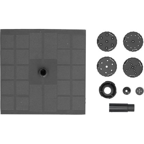 Pompe à eau de fontaine solaire flottante automatique pour étang jardin de paysage aquatique extérieur (1/5)