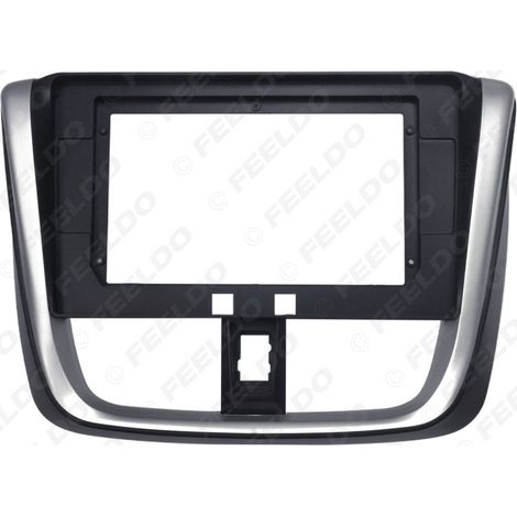 Modification of the 10-inch large screen Android navigation and audio panel for Toyota Vios, Yaris and Yaris L models 2016-2019. (1/5)