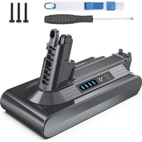 8000mAh Batterie pour V10 SV12 Absolute Animal Pro Motorhead Fluffy Extra Cyclone Aspirateur Balai sans Fil, Remplacer Pièce 969352-02 (1/5)