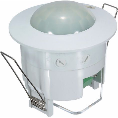 Détecteur De Mouvement Infrarouge - Plafond - Portée 6 M - Angle 360° - IP65 - Pour LED 1 À 300 W - 1 Pièce (1/5)