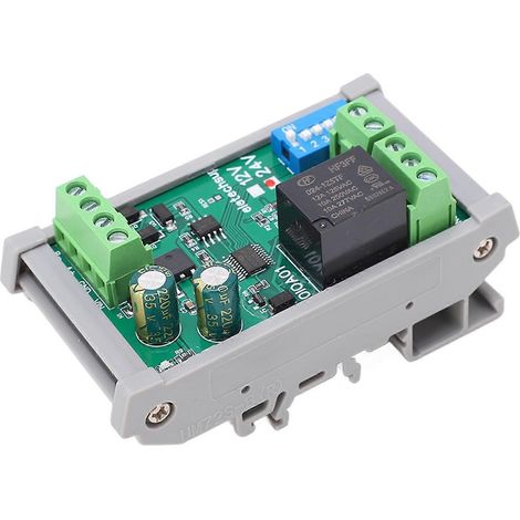 DC 24V 1-Kanal-Relaismodul RS485-Relaisplatine mit Gehäuse für elektrische Geräte