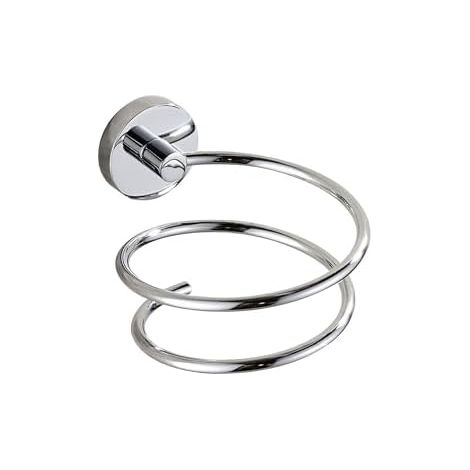 CSPARKV 10.7x7cm Wall Mounted Hair Dryer Holder, 304 Stainless Steel Hair Dryer Storage/Holder, Bathroom Accessories (1/5)