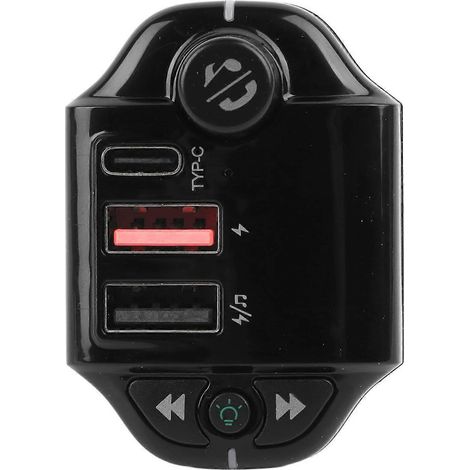 Kfz-Ladegerät, Bluetooth-FM-Transmitter, kabelloser Radioadapter, Player-Autokit mit zwei 3,1-A-USB-Anschlüssen