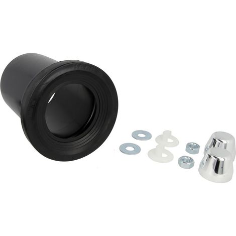 Embout de raccord PE pour WC diamètre 110/110 mm, droit