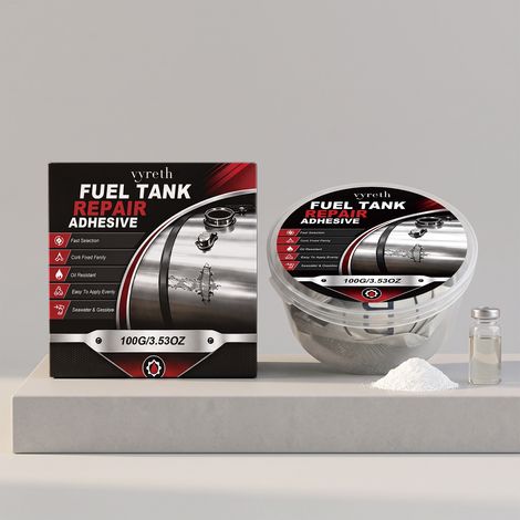 Multi-purpose AB repair adhesive for bonding cracks and holes in metal and ceramic fuel tanks - AB Multi-purpose Repair Adhesive A: 50g1, AB Multi-purpose Repair Adhesive B: 50g1, sandpaper2, gloves1 (1/5)