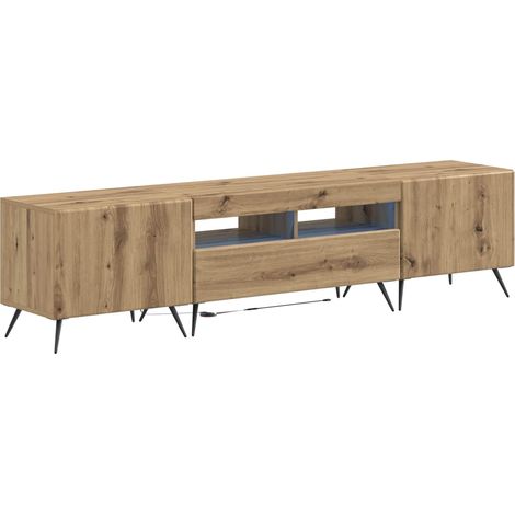 Maison Exclusive - Mobile TV LED a 5 pezzi Rovere Artigianale Legno ingegnerizzato (1/5)
