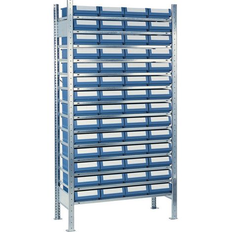 Estante sin tornillos H2000xW1000xD300mm Estante adicional 14 estantes de acero 56 x 2
