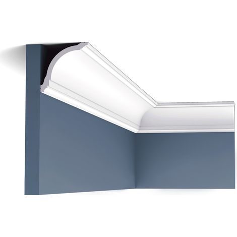 Eckleiste Orac Decor CX199 AXXENT Zierleiste Stuckleiste Zeitloses Klassisches Design weiß 2 m