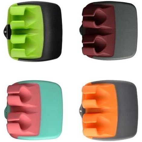 4 Pieces Vegetable Peeler, Vegetable Peeler, 2-Edged Peeler, Creative Peeler, Vegetable and Asparagus Peeler, for Fruits, Potatoes, Vegetables (1/4)