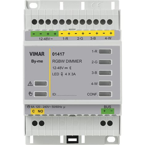 VIMAR - 01417 Hausautomatisierungsaktor + RGBW 4OUT Dimmer