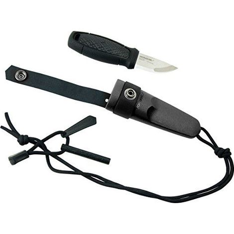 Morakniv Eldris couteau noir lame acier inoxydable