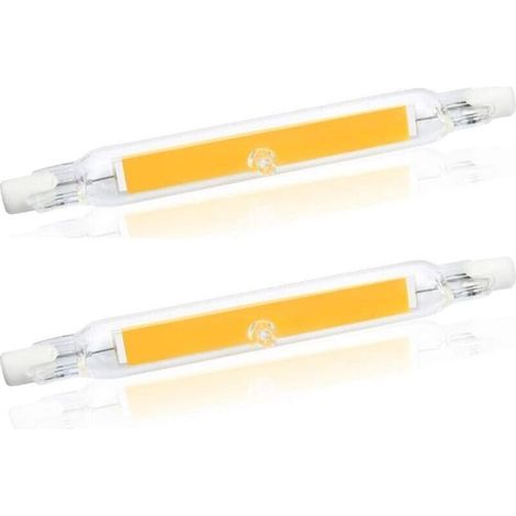YMYNY 5W R7S 78mm J78 COB Filament LED Bulb, 500 Lumens 360 Degree Halogen Lamp Equivalent to 30W, 48W, 50W, Perfect for Home, Kitchen, Room, Balcony, Office etc. (2 Pack, Cool White 6000K) [Energy Cl (1/4)