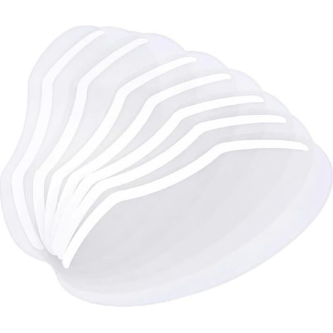 Masque pour Les Yeux Lot de 50 visières faciales Transparentes Protection Visage, écran Visage Pet Souple, Protection Cils Maquillage Extensions, Soin après Intervention esthétique (1/5)