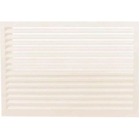 DECOCLIM - Face dos pour cache en aluminium blanc crème option XXL - 23AXXL9001-DOS