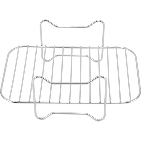 Grille de friteuse en acier inoxydable, accessoire multifonction pour barbecue et cuisson en extérieur
