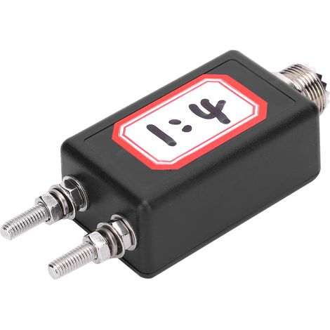 Balun miniature 1:4 Antenne HF ondes courtes adaptée aux stations QRP extérieures et au mobilier. (1/5)