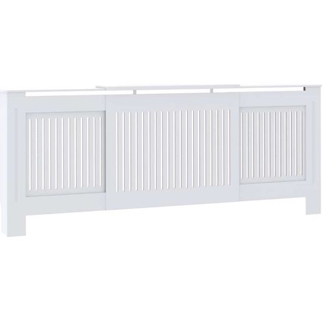 Cache-radiateur MDF Blanc 205 cm
