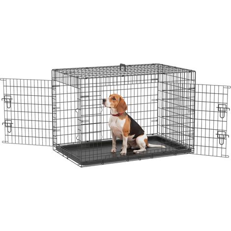 Accessoire pour chien, noir, 90 x 57,5 x 62 cm, pour chien, confort animal, usage intérieur extérieur, format pratique