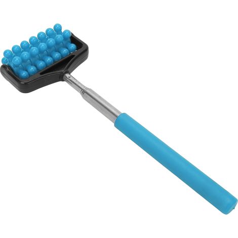 Rouleau de Massage Télescopique pour le Dos et les Muscles, Ajustable pour Tête, Bras et Démangeaisons, Détente Musculaire Bleu Ciel (1/5)