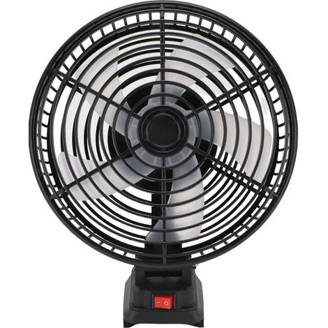 Ortviai Akku-Baustellenventilator – 20 W, 3500 U/min, BL1840 Akku, Dual-Netzteil, 8 Zoll (1/5)