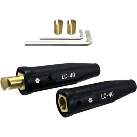 Universally Lot de 40 connecteurs de câble de soudure en cuivre compatibles avec plusieurs jauges de fils 1/0 à 2/0 (50-70 mm²) Capacité haute conductivité (1/4)