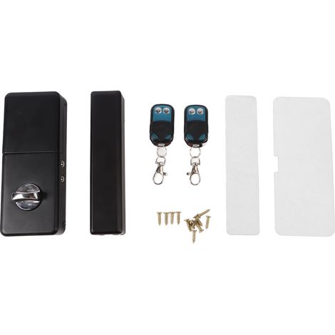 Serrure de porte d'entrée sans clé en alliage d'aluminium, télécommande électronique intelligente, système d'accès à pêne dormant pour fer en bois.