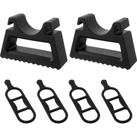 Supporto per manubrio per riparazione bicicletta, attacco per manubrio, manutenzione bicicletta, morsetto regolabile, 7,8 x 2,5 x 5,1 cm (1/5)