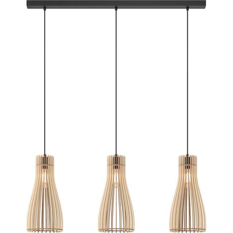 Envostar Lámpara colgante 'Furn' en Marrón de Madera (1/5)
