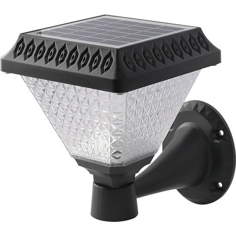 V-TAC 0,8W Solar LED Pyramidenlampe mit Fernbedienung, Schwarz, 3-in-1, IP44 (1/5)
