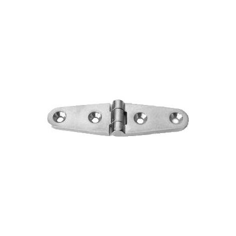 Charnière forgée inox A4 - Longueur: 100