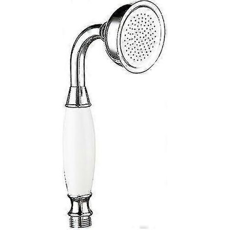 Pommeau de douche en laiton chromé poli, style victorien traditionnel - q36 (1/5)