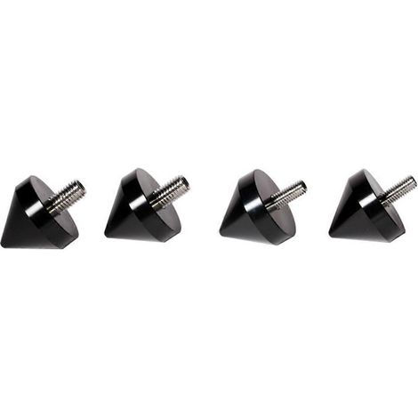 Lautsprecherständerfüße mit M6-Stoßdämpfungsspikes (1/5)