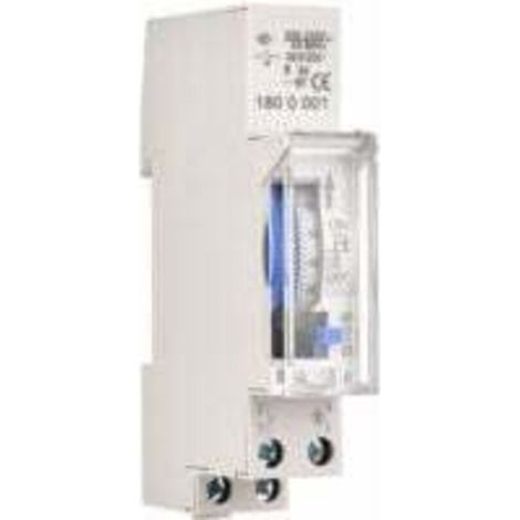 Minuteur numérique LCD, AC 220V Minuterie Montée sur Rail, 16 Groupes de Commutation LCD Interrupteur horaire programmable hebdomadaire Relais temporisé