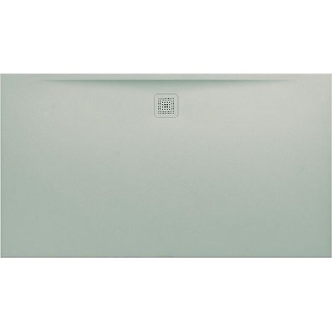 Receveur de douche LAUFEN PRO, rectangulaire, écoulement sur le côté long 1800 x 1000 x 34 mm, gris clair LAUFEN