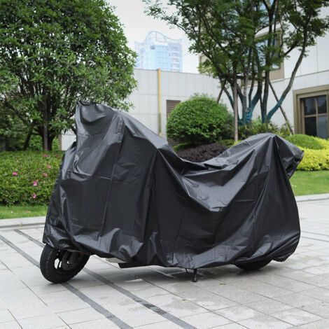 QORVA-Housse velo protection superieure contre la pluie soleil adaptation universelle bache velo exterieur housse de velo protection velo (1/4)