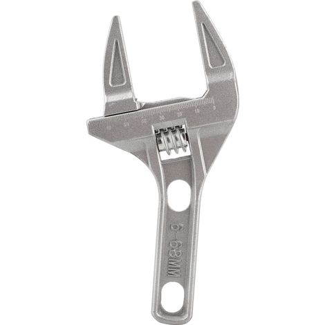 Clé à Molette Court pour Plomberie 6–68mm – Version avec ou sans Graduations (Aluminium) – Modèle Wide Mouth à Forte Adhérence – Lot de 1 (1/4)