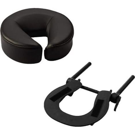 Appui Tête pour Table de Massage Lit,Table de massage Repose-tête Remplacement Réglable Massage Oreiller en forme de U pour lit de beauté Universel avec ensemble d'oreillers élastiques pour le visage