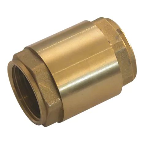 Clapet non retour double guidage-laiton 4MS obturateur POM - Série 306 66x76