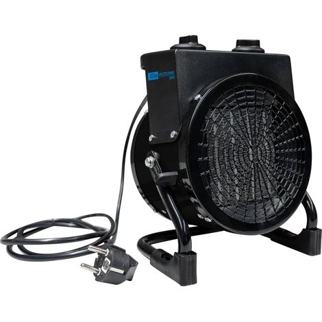 Güde 85178 Termoventilatore in ceramica GH 2000 K (2000 W, 2 livelli di calore 1000/2000 W, 45 m³ max. capacità di riscaldamento ambiente, elemento riscaldante PTC, termostato continuo, protezione (1/2)