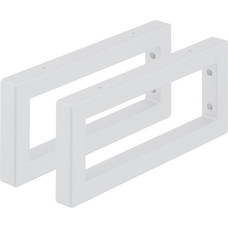 Supports detagere pour console murale lot de 2 (1/2)