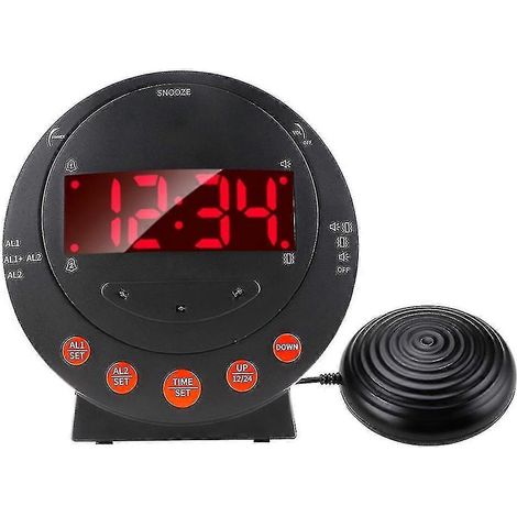 Extra lauter Vibrationswecker mit Bettvibrator für Tiefschläfer (1/4)