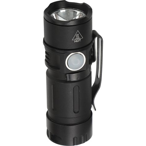 Mini lampe torche 800 lm, petite lampe de poche EDC rechargeable par USB, porte-clés pour la recherche nocturne (1/5)