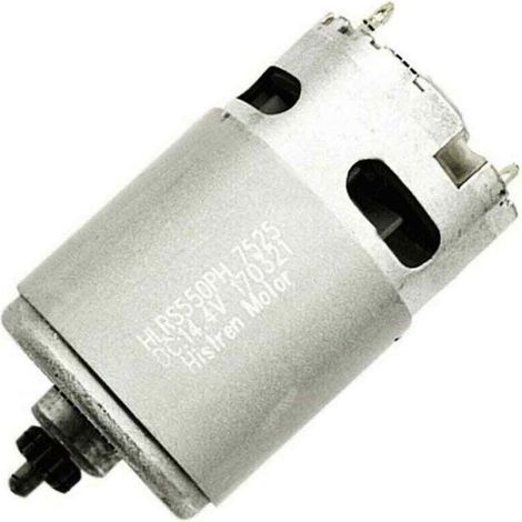 Moteur 13 dents 14,4 V pour Bosch GSR GSR14.4-2-Li PSR14.4 Li-2, pièces de rechange durables pour moteur de perceuse, outils électriques en métal Accessoires de rechange. (1/5)