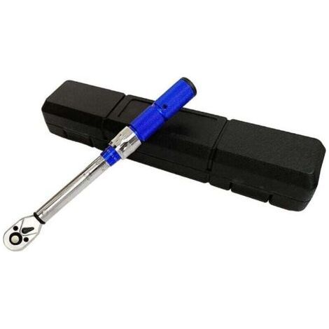 1/4" Torque Wrench, 2-24 NM Torque Wrench Kit for Bicycle and Motorcycle, 0.2 NM Micro Adjustment with Lock, Torque Wrench with 72 Reversible Ratchet Head (1/4)
