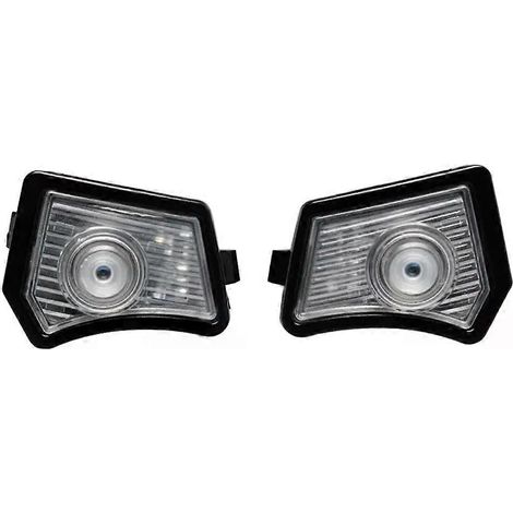 Éclairage d'accueil lumineux de bienvenue à LED pour rétroviseur intérieur avec projecteur laser latéral pour Jaguar XE, XF, XJ et XK (1/5)