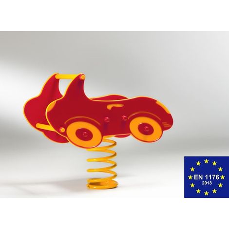 Auto 2P a Molla in Polietilene per Parco Giochi per Bambini Con Molla Filo 17,5 mm - H 360 mm- ITALFROM (1/2)