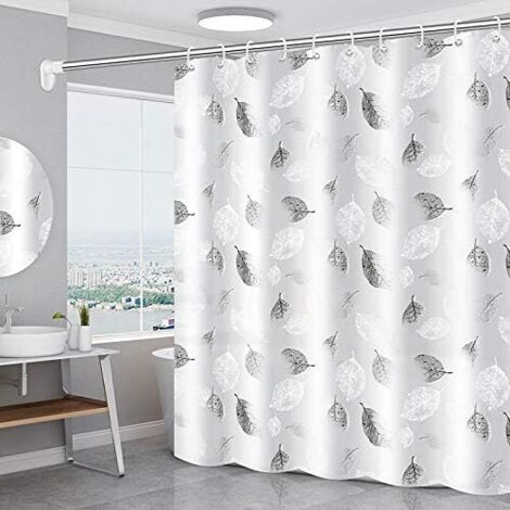 Rideau de Douche,Rideau de Douche Imprimé,Rideau de Douche Transparent,Rideau de Douche Original,Rideau de Douche Baignoire (Feuille, 180  200cm)