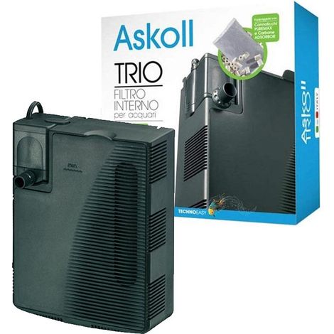 Askoll Trio - filtro interno per acquari fino a 70 litri consumo 3,5W portata max 300 L/h (1/3)