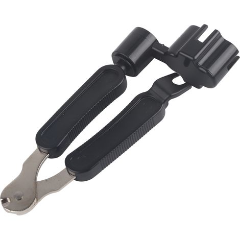 Pince-chevilles 3-en-1 pour guitare basse : clé à cordes, coupe-cordes et extracteur de chevilles (1/5)