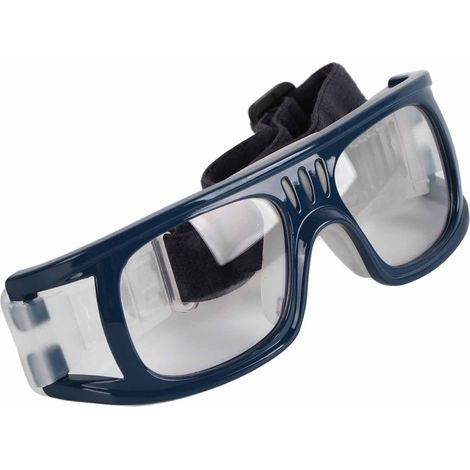Lunettes de protection pour sports de plein air, monture pour basketball, football et golf (bleu foncé) (1/5)